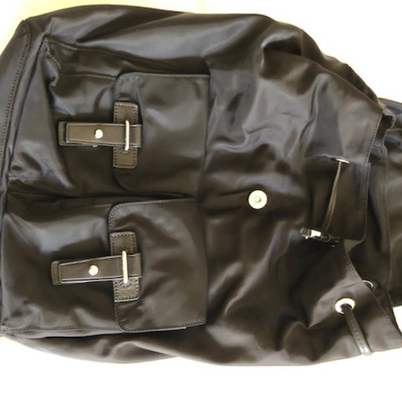 Tumi Voyager Nylon & Leather Backpack Black main image 5